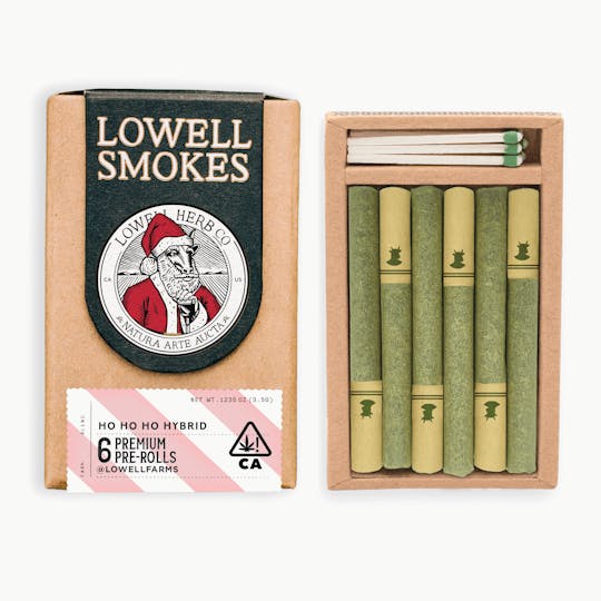 Lowell Herb Co. - Lowell Smokes | 3.5g Pre-Roll Pack | Ho Ho Ho Hybrid Pack - 1
