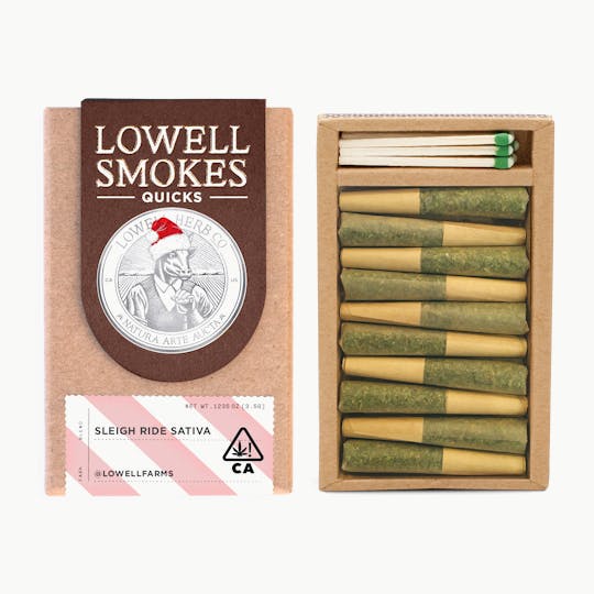 Lowell Herb Co. - Lowell Smokes | 3.5g Pre-Roll Pack | Sleigh Ride Sativa Quicks - 1