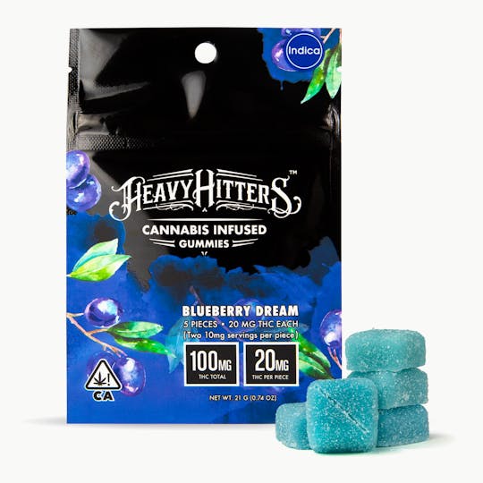 Heavy Hitters - Ultra Potent Infused Gummy - Blueberry Dream (I) - 1