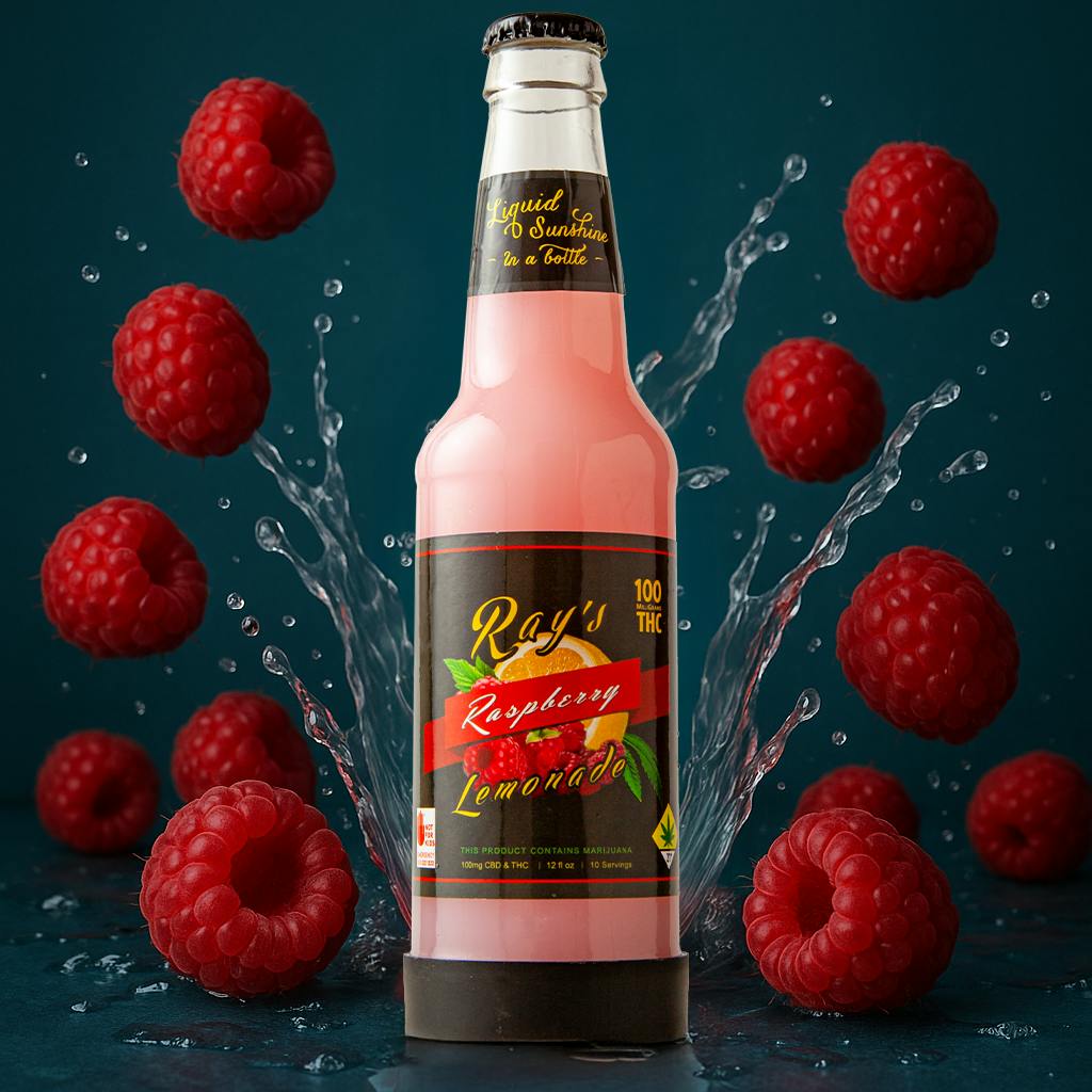 Ray's Lemonade - Ray's Lemonade | Raspberry | 100/100mg THC/CBD - 1