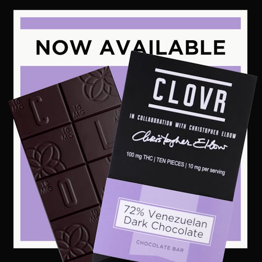 CLOVR - CLOVR 72% Venezuelan Dark Chocolate Bar - 100 mg - 1