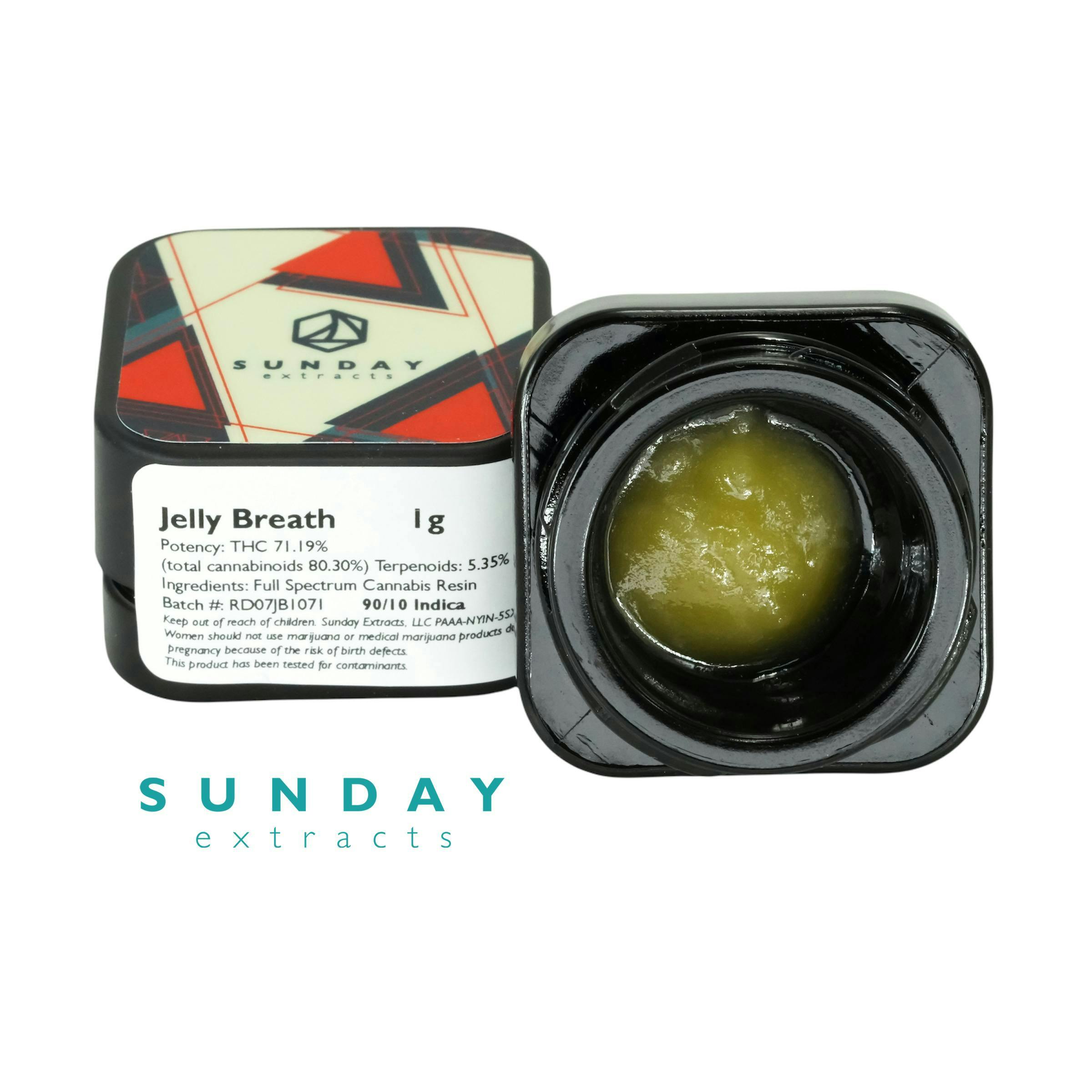 Sunday Extracts - 1g Concentrate Jelly Breath - 1