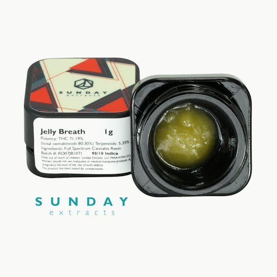 Sunday Extracts - 1g Concentrate Jelly Breath - 1
