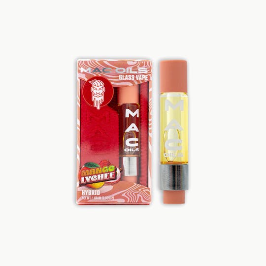 Mac Pharms - MacPharms I Mac Oils I Mango Lychee I Hybrid I 1g 510 Cartridge - 1