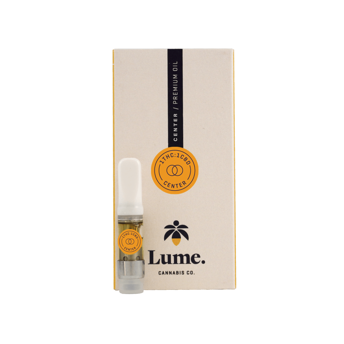 Lume Cannabis Co. - Center 1:1 Cartridge 0.5g - 1