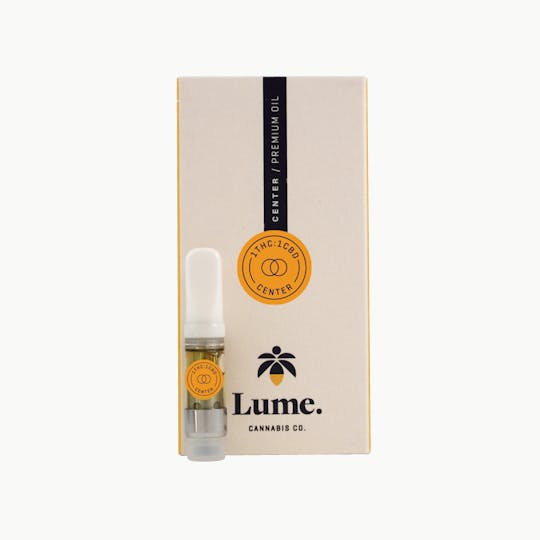 Lume Cannabis Co. - Center 1:1 Cartridge 0.5g - 1