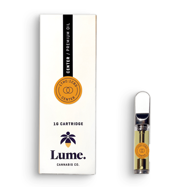Lume Cannabis Co. - Center 1:1 Cartridge 1g - 1