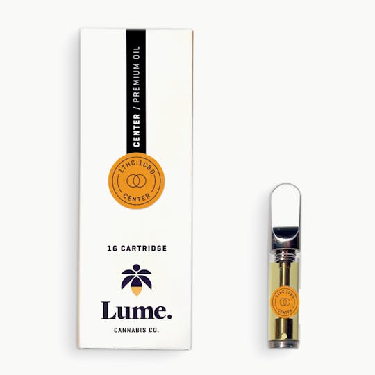 Lume Cannabis Co. - Center 1:1 Cartridge 1g - 1