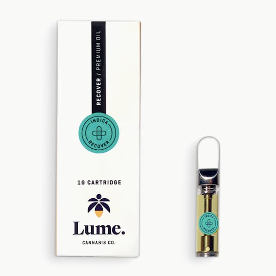 Lume Cannabis Co. - Recover Cartridge 1g - 1