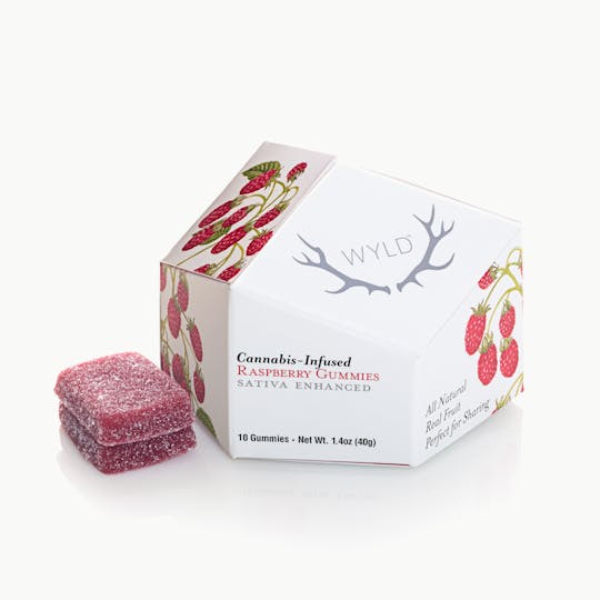 WYLD - Raspberry Sativa Enhanced Gummies - 1