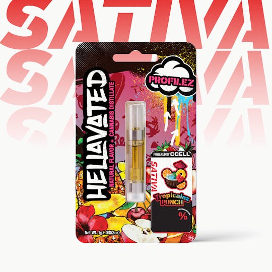 Hellavated - Tropicalez Punch Profilez Cartridge 1g - 1