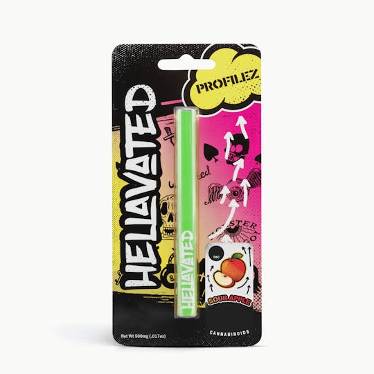 Hellavated - Sour Apple Profilez All In One 500mg - 1