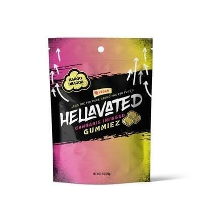 Hellavated - Mango Dragon (10pk) Gummiez 100mg - 1