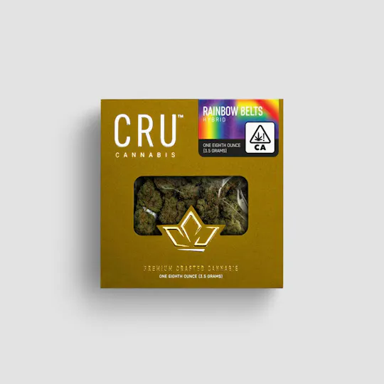 CRU Cannabis - CRU Cannabis | Rainbow Belt | Big Buds | 3.5g - 1