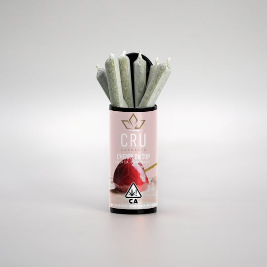 CRU Cannabis - Cherry On Top (0.5G Pre-Roll 6 pack) - 1