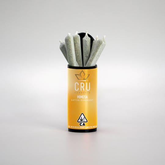 CRU Cannabis - Mimosa (0.5G Pre-Roll 6 pack) - 1