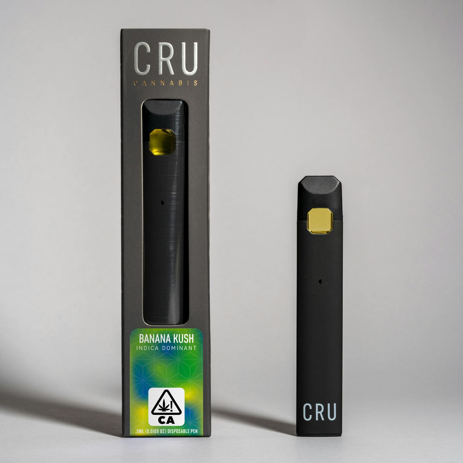 CRU Cannabis - Banana Kush (0.5ml Disposable Pen) - 1