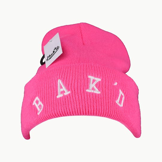 Bak'd - Bak'd Beanie Collegiate (Pink/White) - 1