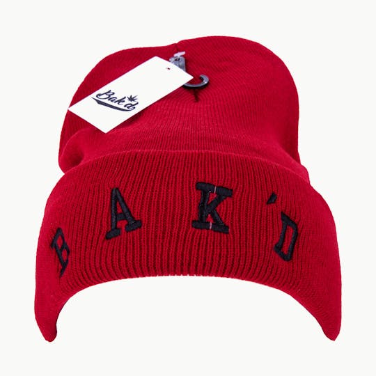Bak'd - Bak'd Beanie Collegiate (Red/Black) - 1