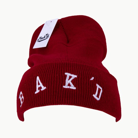 Bak'd - Bak'd Beanie Collegiate (Maroon/White) - 1