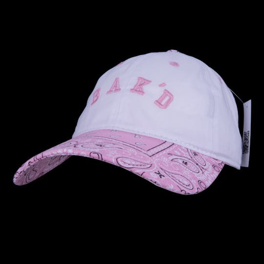 Bak'd - Bak'd Strapback Paisley Hat Collegiate (Pink) - 1