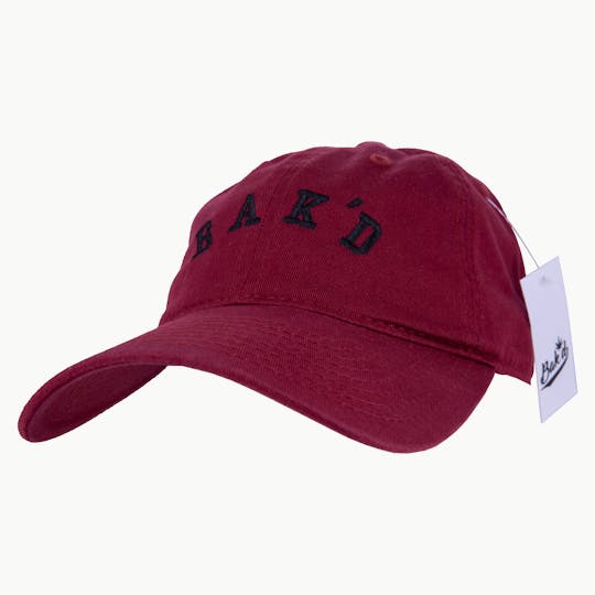 Bak'd - Bak'd Strapback Hat Collegiate (Maroon/Black) - 1