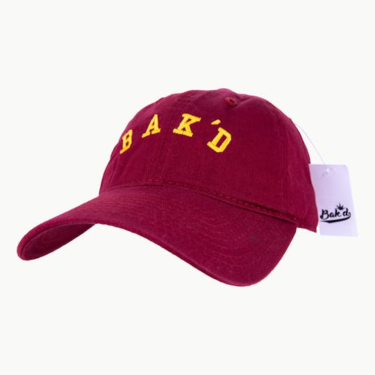 Bak'd - Bak'd Strapback Hat Collegiate (Maroon/Gold) - 1