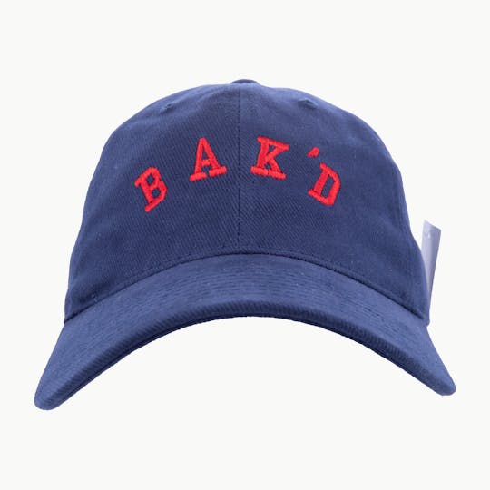 Bak'd - Bak'd Strapback Hat Collegiate (Navy/Red) - 1