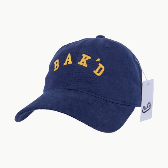 Bak'd - Bak'd Strapback Hat Collegiate (Navy/Yellow) - 1