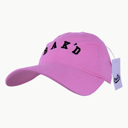 Bak'd - Bak'd Strapback Hat Collegiate (Pink/Black) - 1