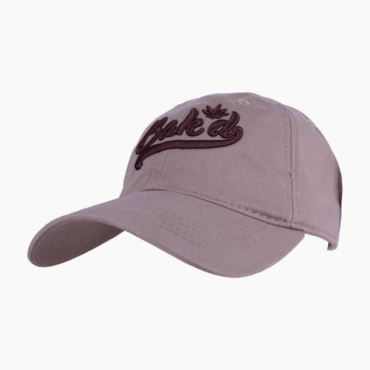 Bak'd - Bak'd Strapback Hat Cursive (Brown/Brown) - 1