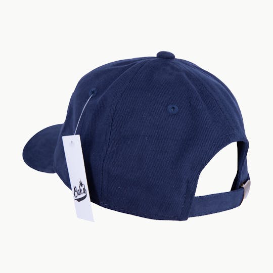 Bak'd - Bak'd Strapback Hat Cursive (Navy/White) - 1