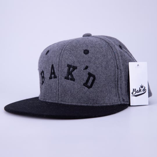 Bak'd - Bak'd Snapback Hat Collegiate (Blue/Gray) - 1