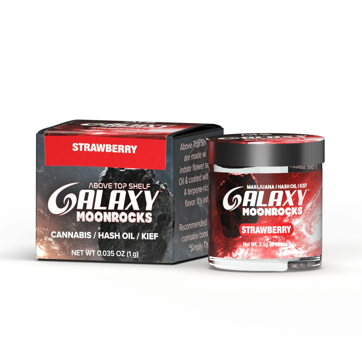 Galaxy - Strawberry Moonrocks 3.5g - CA - 1