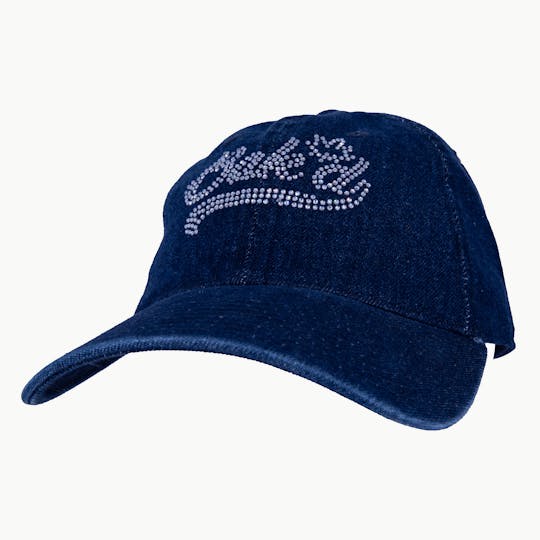 Bak'd - Bak'd Strapback Bedazzled Hat Cursive (Jean) - 1