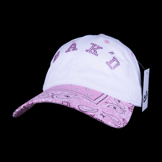Bak'd - Bak'd Strapback Paisley Bedazzled Hat Collegiate (Pink) - 1