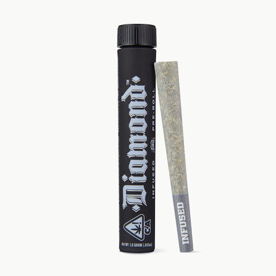 Heavy Hitters - 1g Diamond Infused Pre-Roll: GMO Garlic Cookies - 1