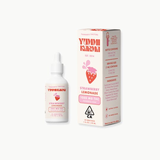 Yummi Karma - Yummi Karma Drops - Strawberry Lemonade 1000mg THC - 1