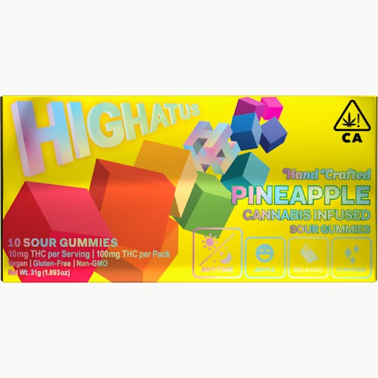 Highatus - Pineapple Sour Gummy - 1