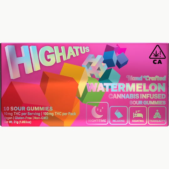 Highatus - Watermelon Sour Gummy - 1
