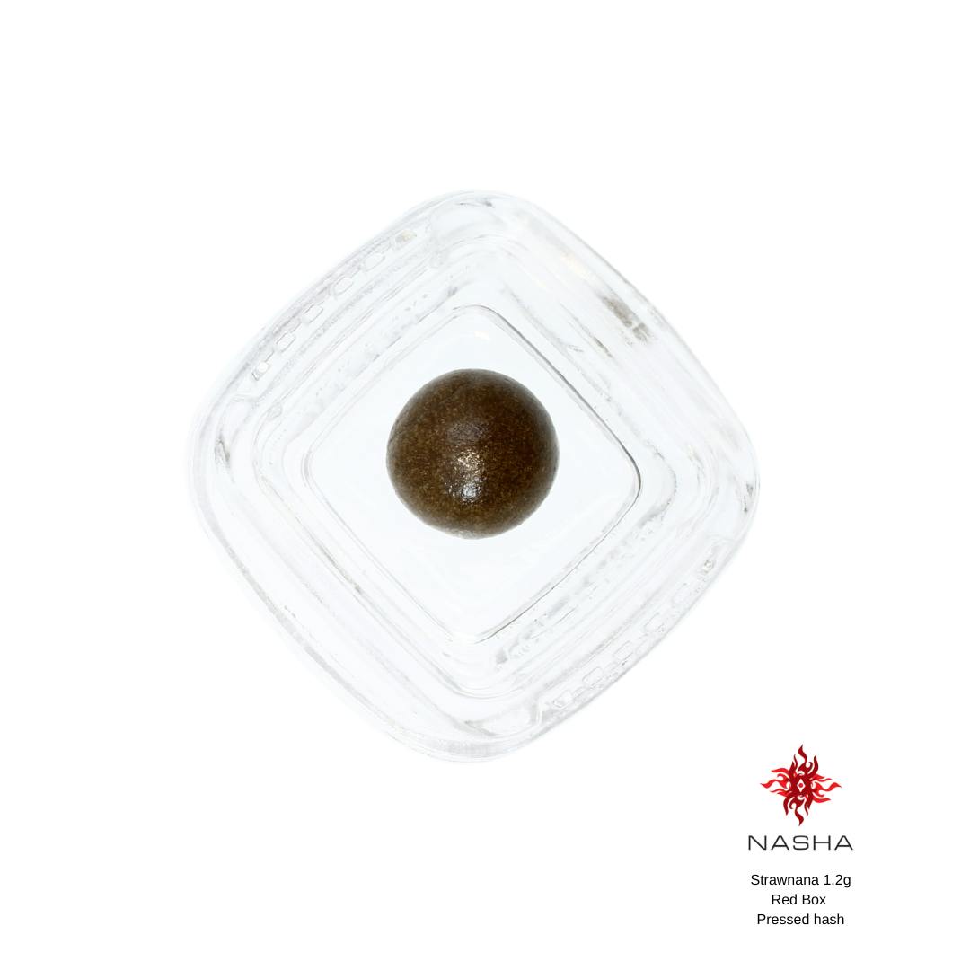 NASHA - Strawnana 1.2g Red Pressed Hash (Alpenglow) - 1