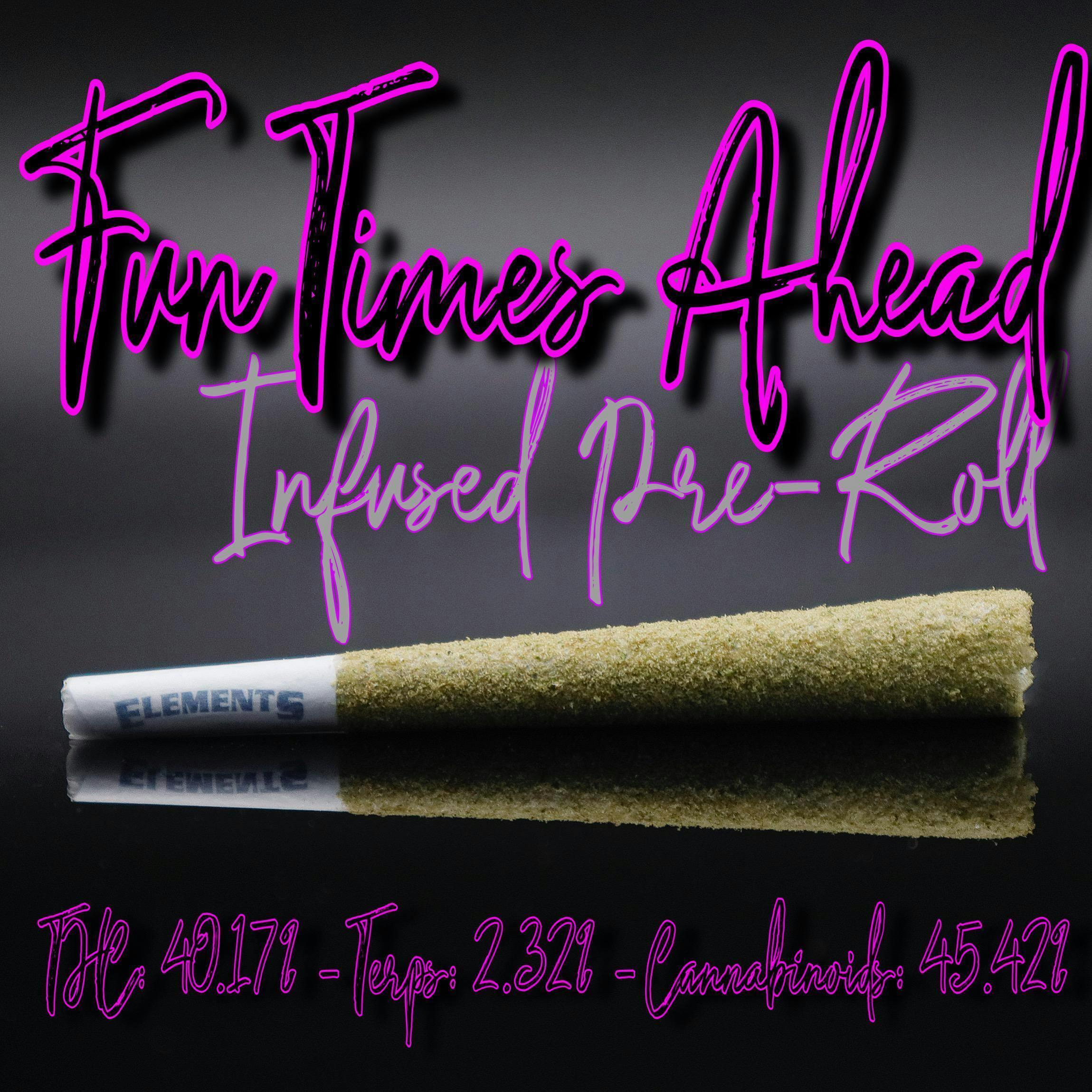 Pharmicated - INFUSED - PhD 1.2g Pre-Roll - Fun Times Ahead (H) - 1