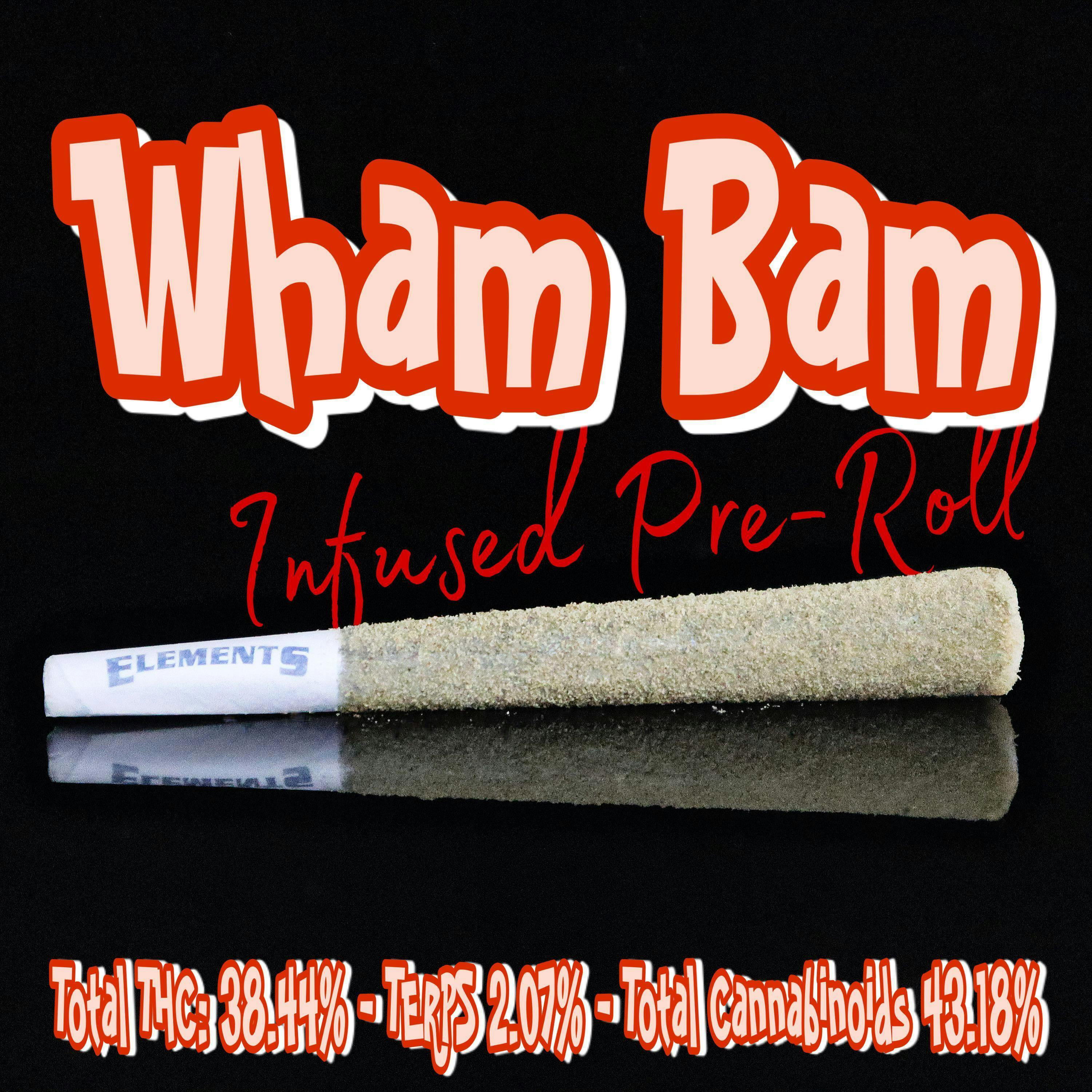 Pharmicated - INFUSED - PhD 1.2g Pre-Roll - Wham Bam (H) - 1