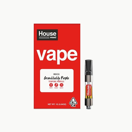 House Weed - House Weed | Granddaddy Purple | Vape 1g - 1