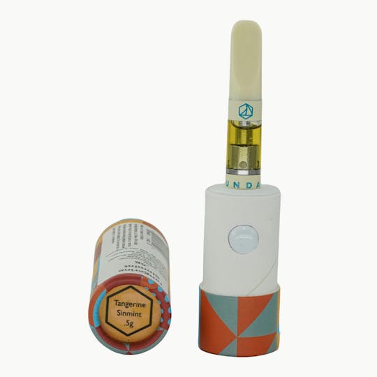Sunday Extracts - 0.5g Cured Resin Cartridge Tangerine Sinmint - 1