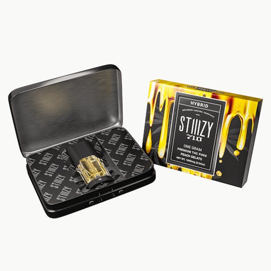 STIIIZY - Vape Cartridge - PEACH GELATO 1G 710 Premium THC Pod - STIIIZY - 1