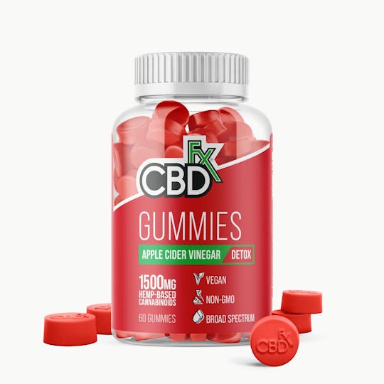 CBDfx - CBD Gummies with Apple Cider Vinegar 1500mg - 1