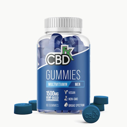 CBDfx - CBDfx - Mens Multi Vitamin Gummy - 60ct Bottle - 1500mg - 1