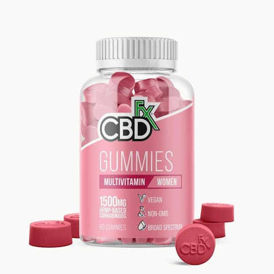CBDfx - CBDfx - Womens Multi Vitamin Gummy - 60ct Bottle - 1500mg - 1
