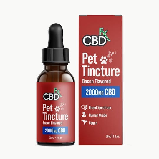 CBDfx - CBD Oil for Pets – Large Breeds 2000mg (Extra Strength) - 1